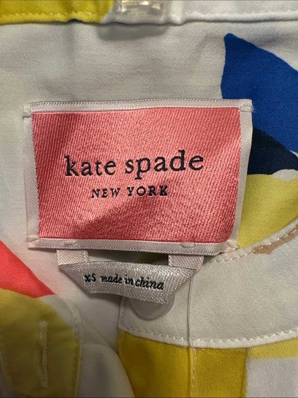 kate spade NWT XS Lemon Zest dress